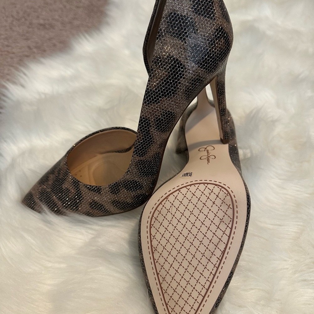 Jessica Simpson Metallic Cheetah Pumps *BRAND NEW*